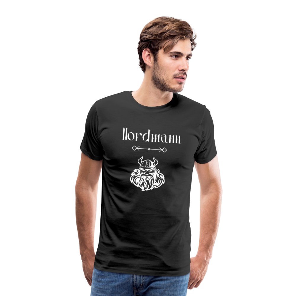 Männer Premium T-Shirt - Nordmann - Schwarz