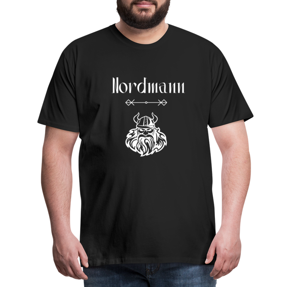 Männer Premium T-Shirt - Nordmann - Schwarz