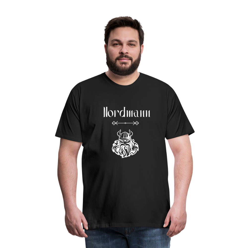 Männer Premium T-Shirt - Nordmann - Schwarz