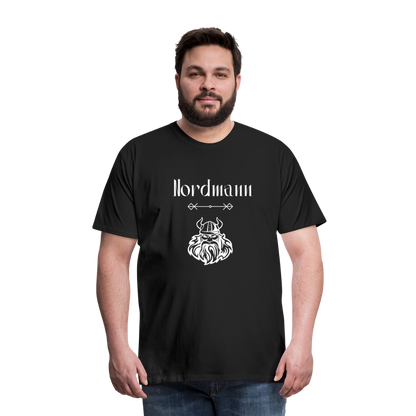 Männer Premium T-Shirt - Nordmann - Schwarz