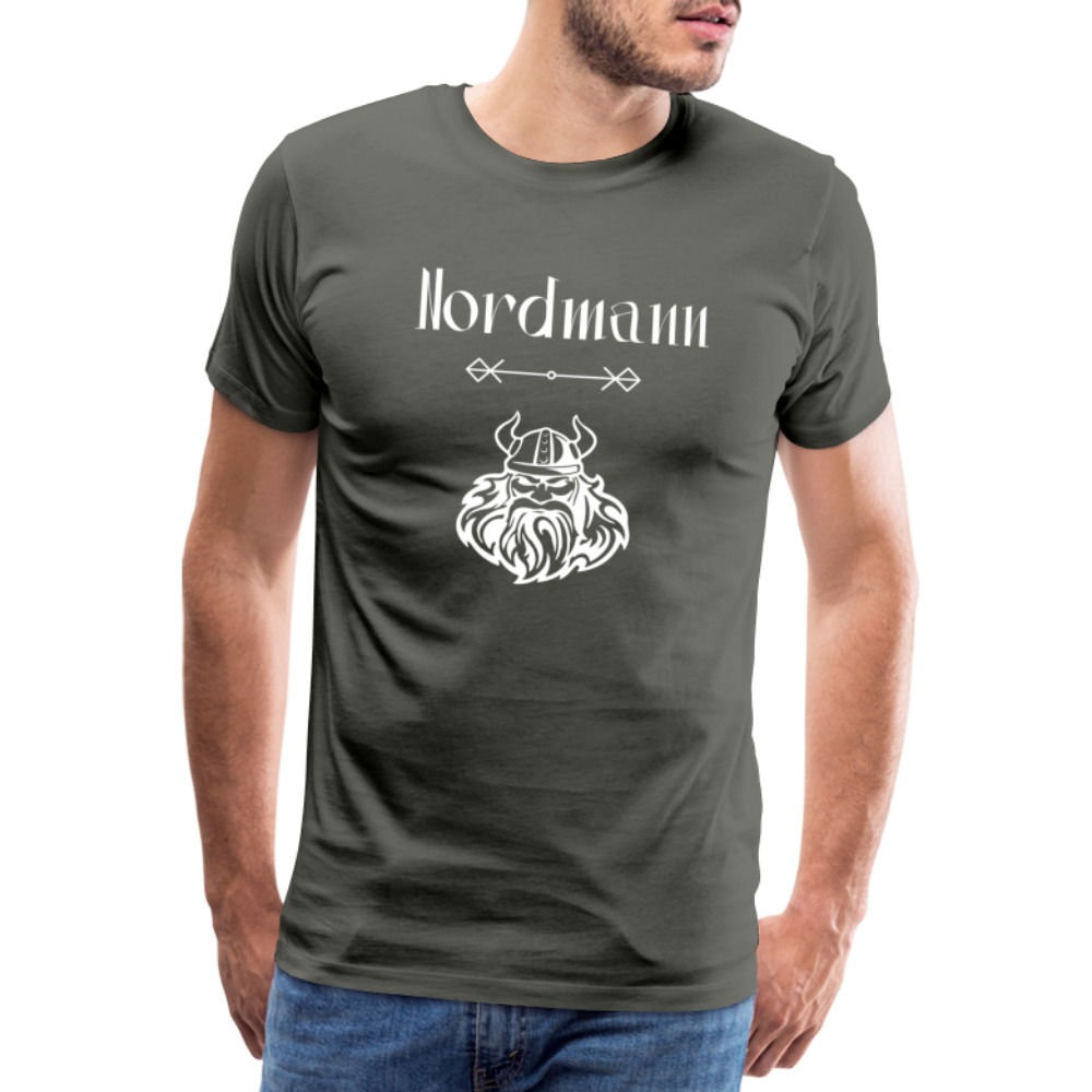 Männer Premium T-Shirt - Nordmann - Asphalt