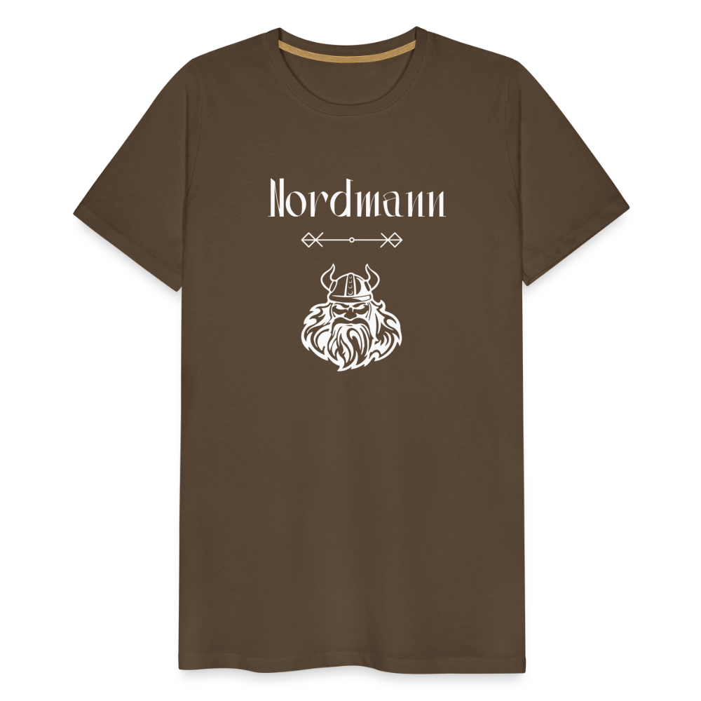 Männer Premium T-Shirt - Nordmann - Edelbraun