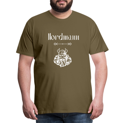 Männer Premium T-Shirt - Nordmann - Khaki