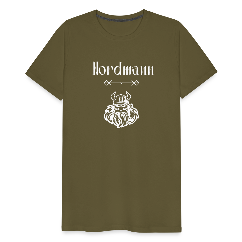 Männer Premium T-Shirt - Nordmann - Khaki