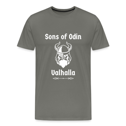 Männer Premium T-Shirt - Sons of Odin Valhalla - Asphalt