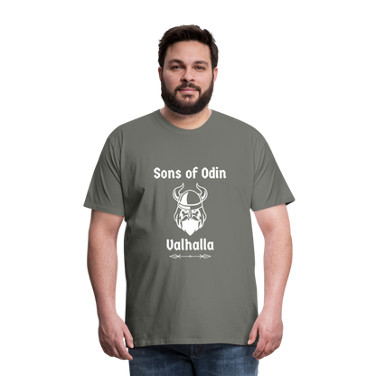 Männer Premium T-Shirt - Sons of Odin Valhalla - Asphalt