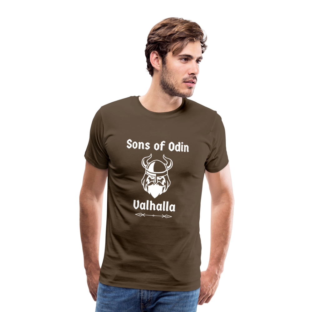 Männer Premium T-Shirt - Sons of Odin Valhalla - Edelbraun