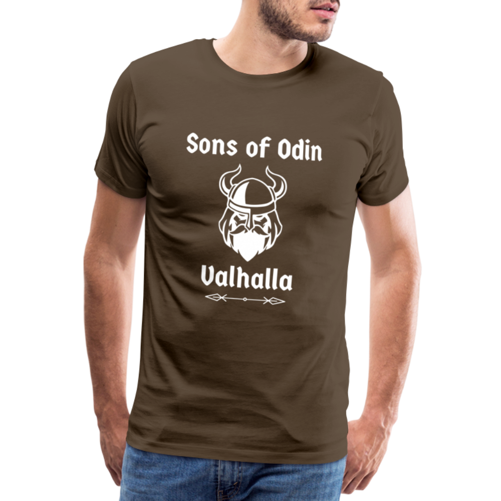 Männer Premium T-Shirt - Sons of Odin Valhalla - Edelbraun