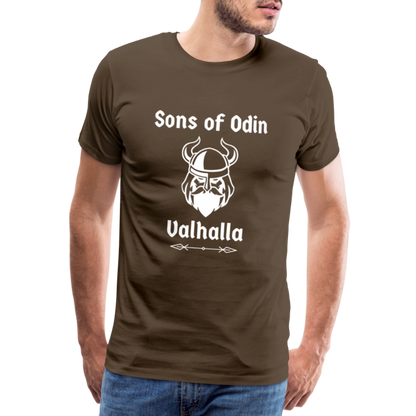 Männer Premium T-Shirt - Sons of Odin Valhalla - Edelbraun