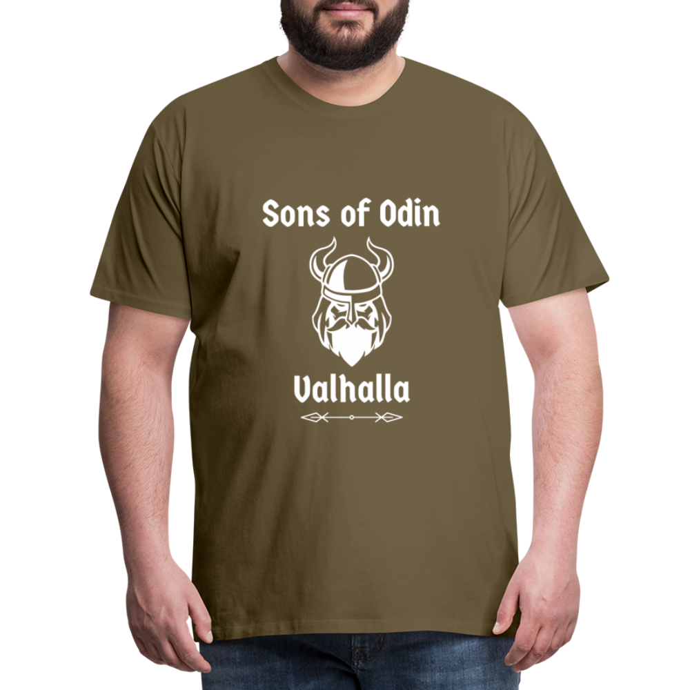 Männer Premium T-Shirt - Sons of Odin Valhalla - Khaki