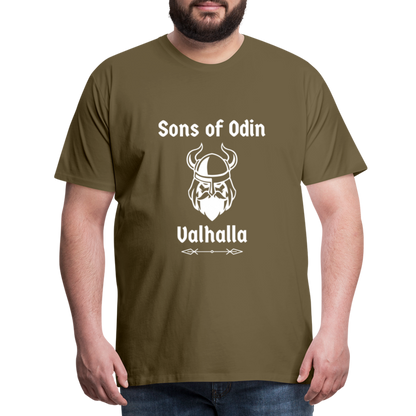 Männer Premium T-Shirt - Sons of Odin Valhalla - Khaki