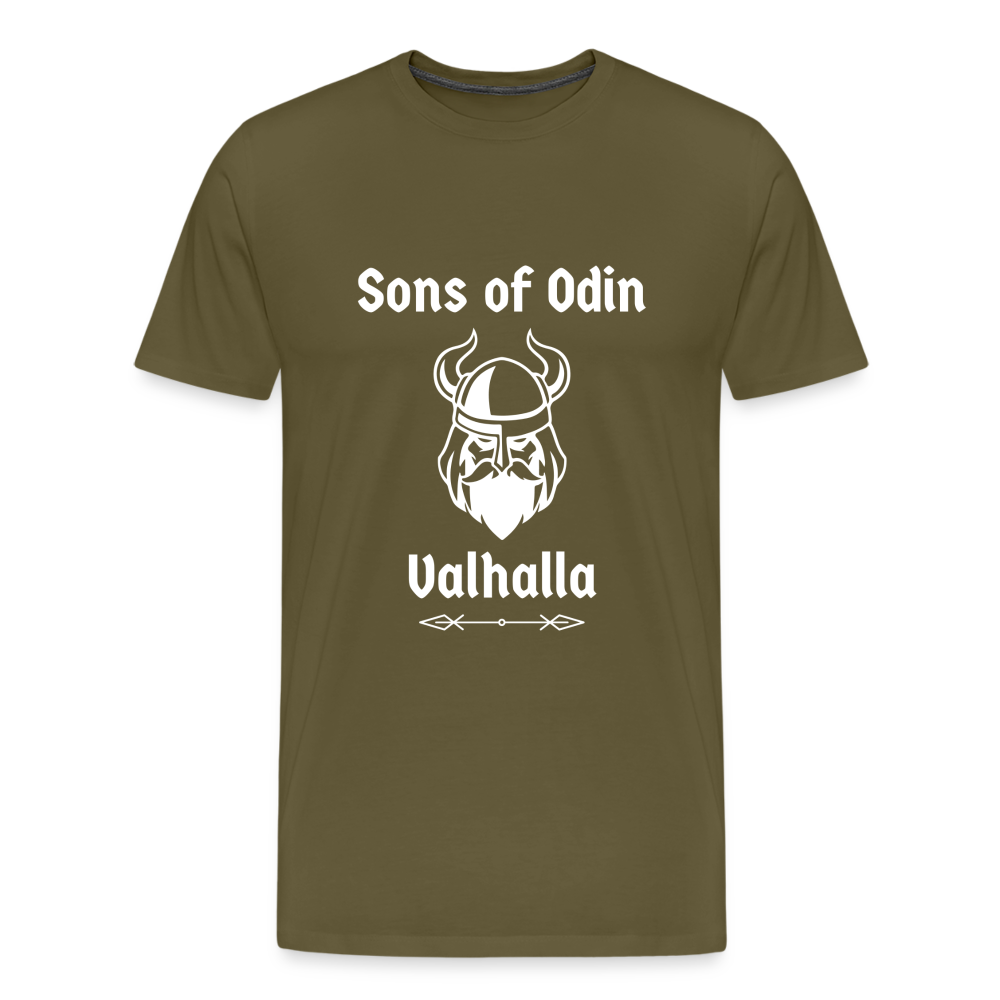 Männer Premium T-Shirt - Sons of Odin Valhalla - Khaki