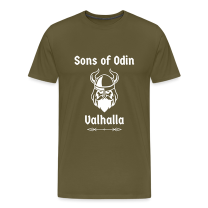 Männer Premium T-Shirt - Sons of Odin Valhalla - Khaki