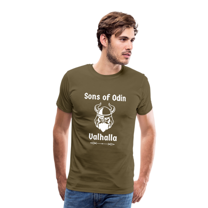 Männer Premium T-Shirt - Sons of Odin Valhalla - Khaki