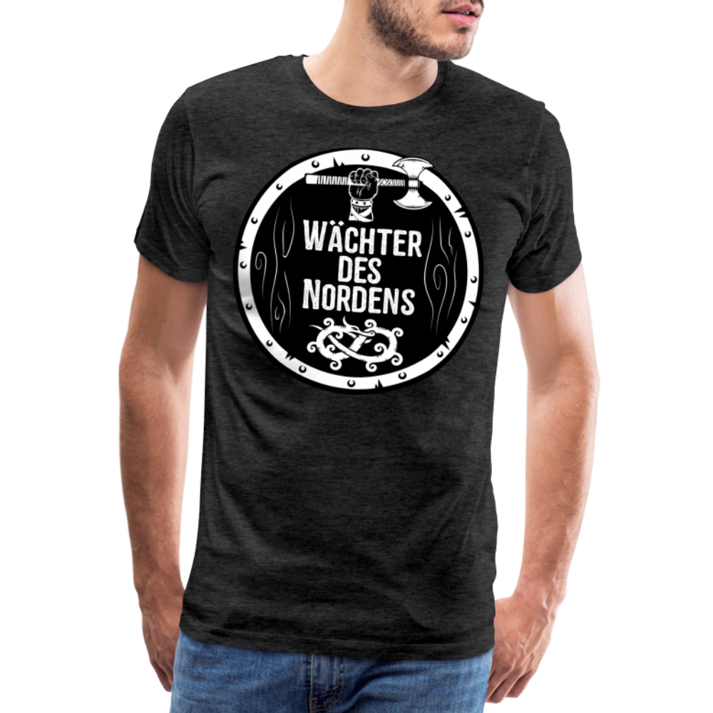 Männer Premium T-Shirt - Wächter des Nordens - Anthrazit