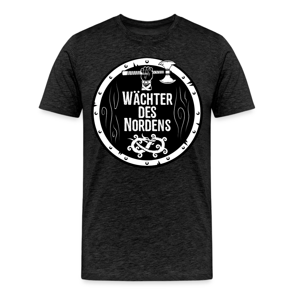 Männer Premium T-Shirt - Wächter des Nordens - Anthrazit