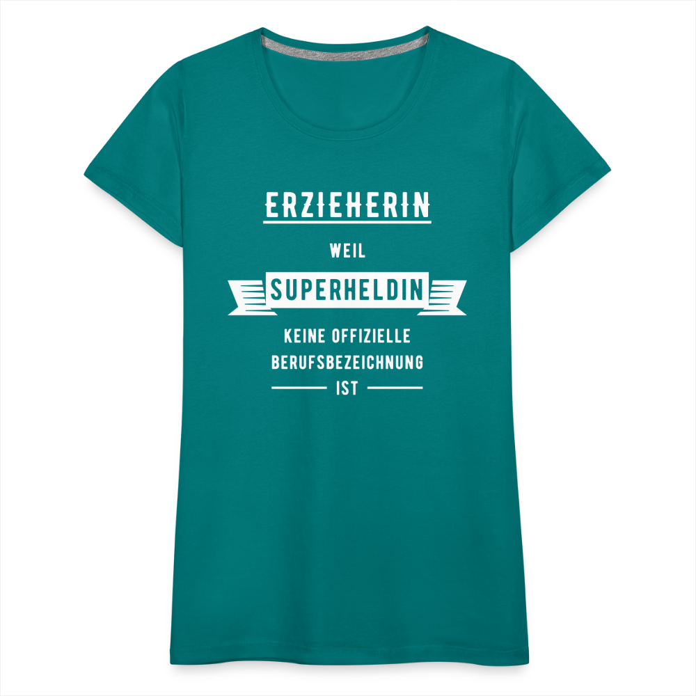 Frauen Premium T-Shirt - Superheldin - Divablau