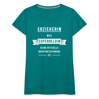 Frauen Premium T-Shirt - Superheldin - Divablau