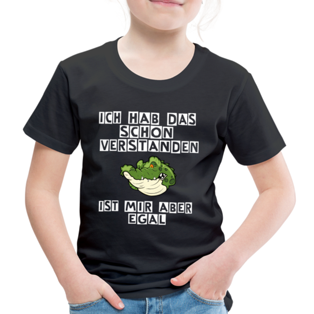 Kinder Premium T-Shirt - Ist mir egal Kinder Spruch - Schwarz