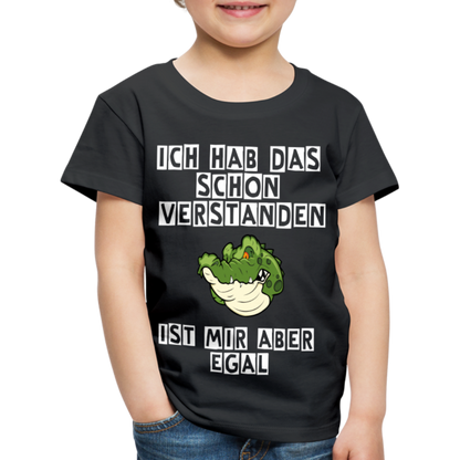 Kinder Premium T-Shirt - Ist mir egal Kinder Spruch - Schwarz