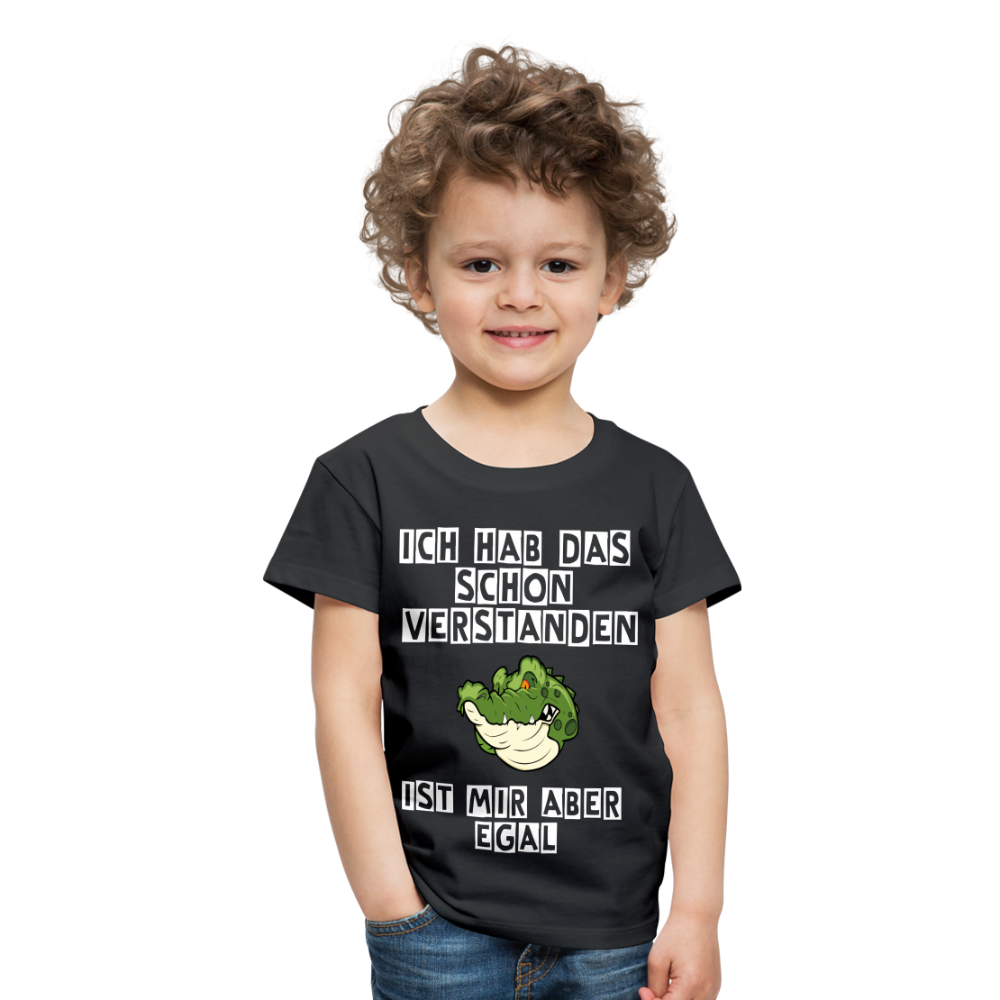 Kinder Premium T-Shirt - Ist mir egal Kinder Spruch - Schwarz