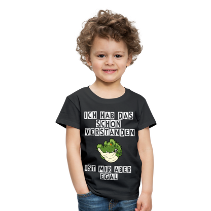 Kinder Premium T-Shirt - Ist mir egal Kinder Spruch - Schwarz