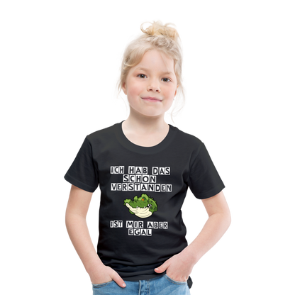 Kinder Premium T-Shirt - Ist mir egal Kinder Spruch - Schwarz