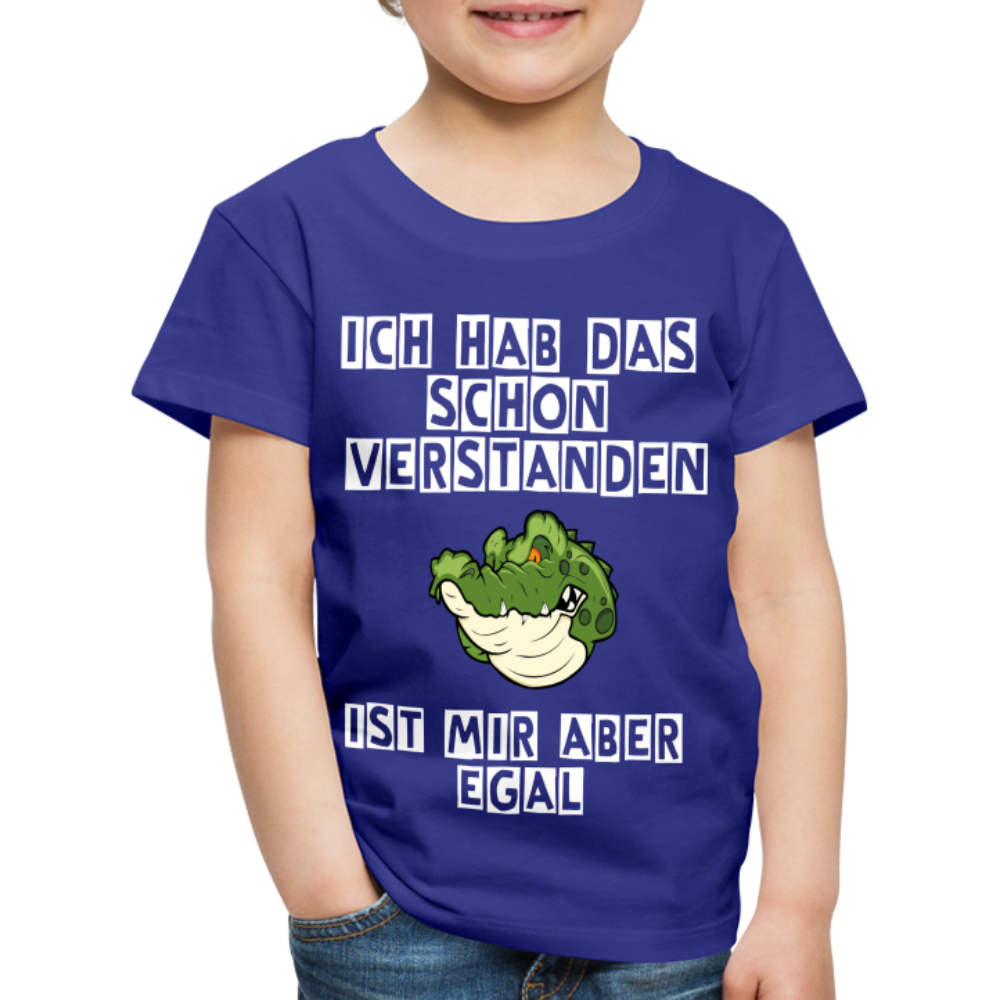 Kinder Premium T-Shirt - Ist mir egal Kinder Spruch - Königsblau