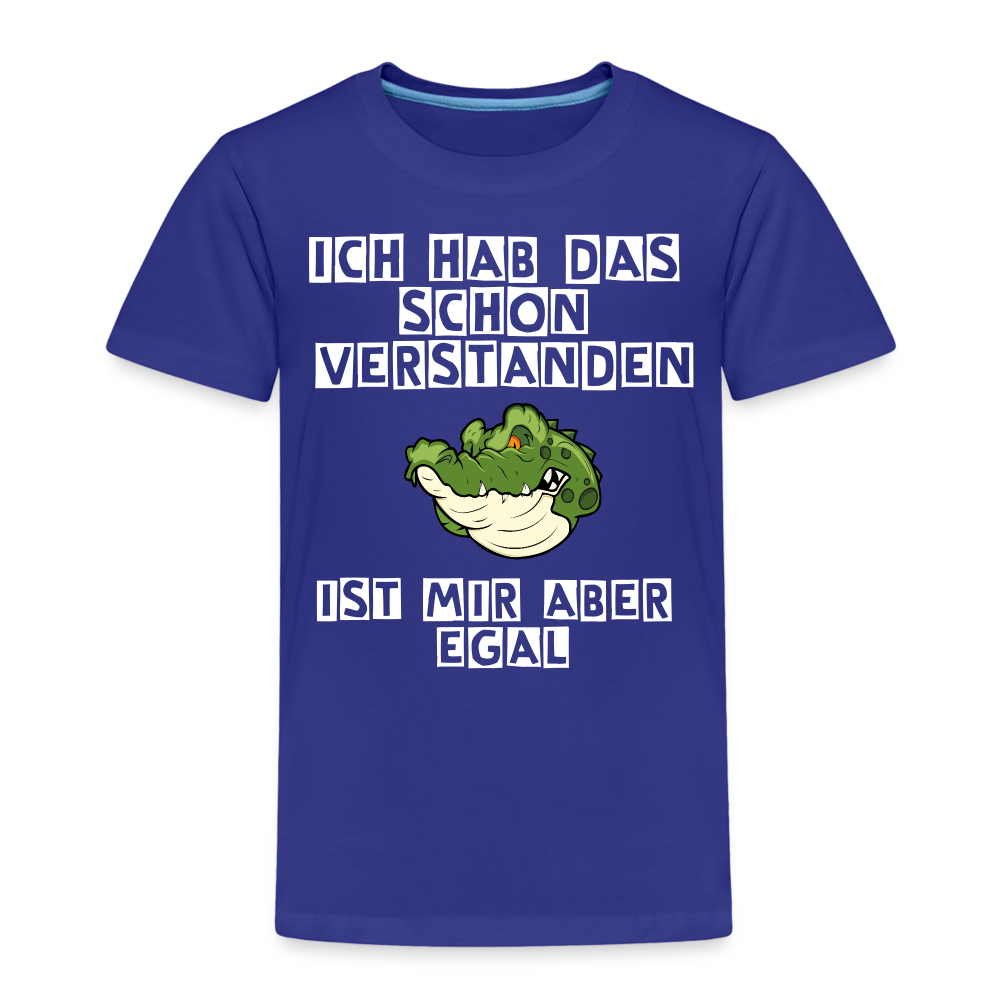 Kinder Premium T-Shirt - Ist mir egal Kinder Spruch - Königsblau