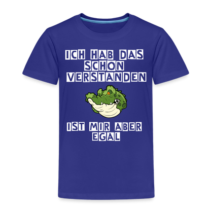 Kinder Premium T-Shirt - Ist mir egal Kinder Spruch - Königsblau