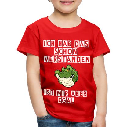 Kinder Premium T-Shirt - Ist mir egal Kinder Spruch - Rot