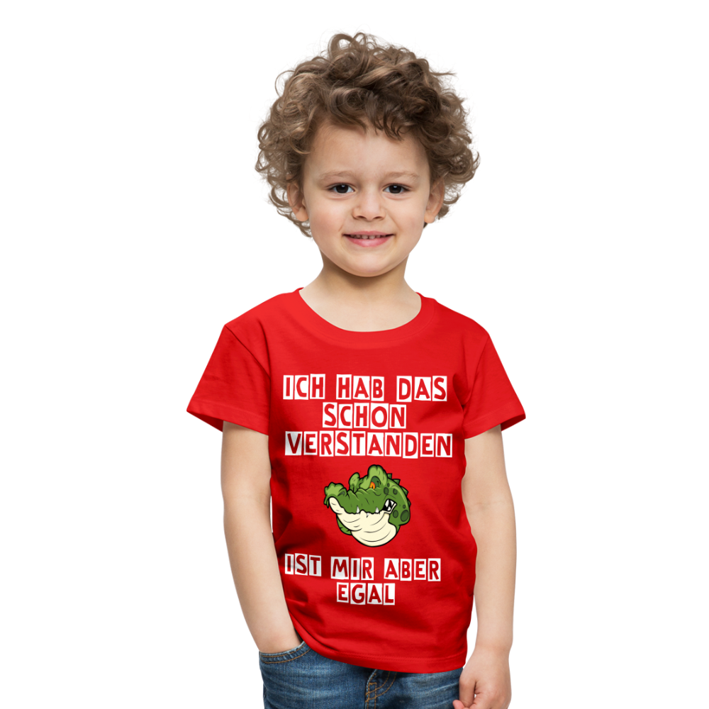 Kinder Premium T-Shirt - Ist mir egal Kinder Spruch - Rot