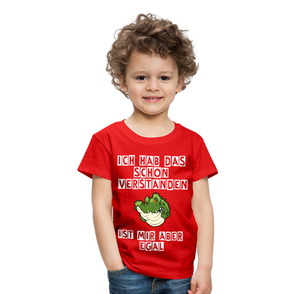 Kinder Premium T-Shirt - Ist mir egal Kinder Spruch - Rot