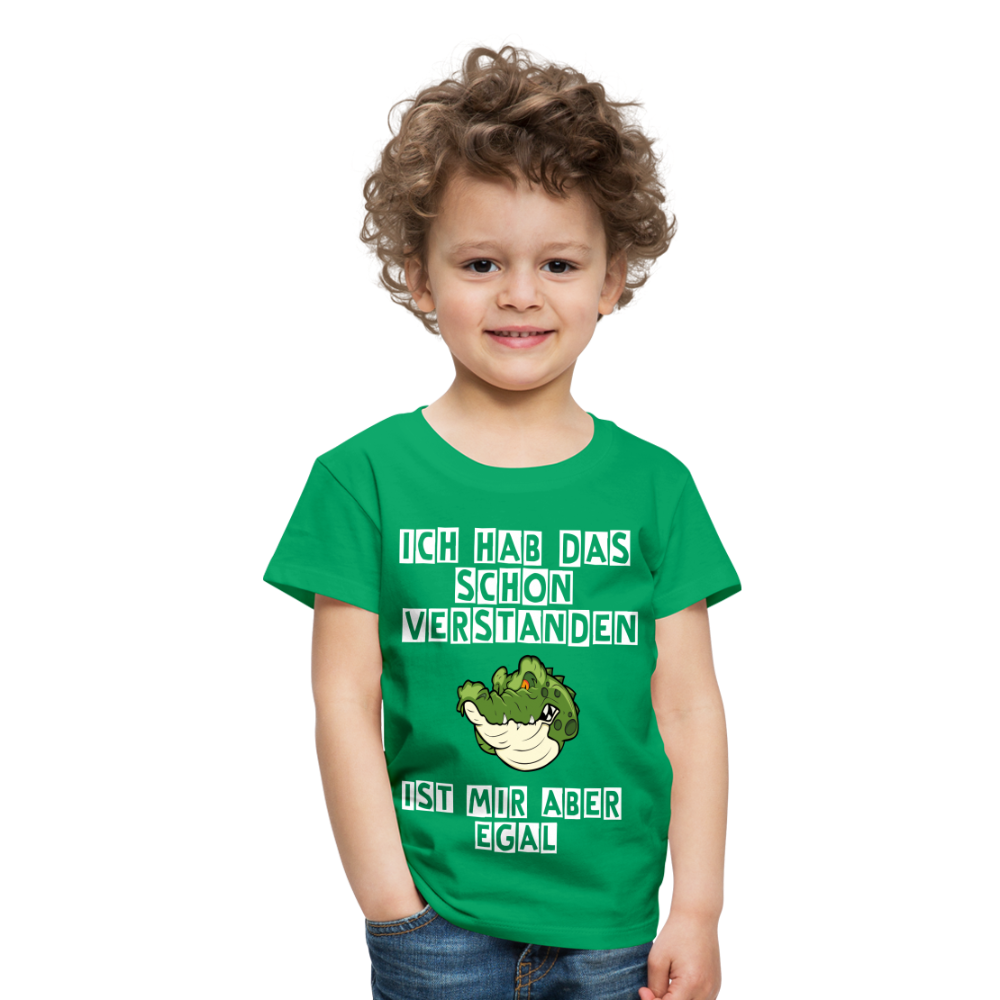 Kinder Premium T-Shirt - Ist mir egal Kinder Spruch - Kelly Green