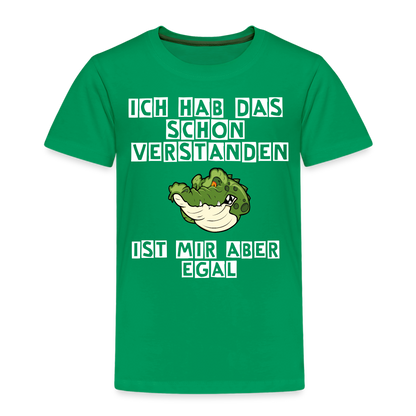 Kinder Premium T-Shirt - Ist mir egal Kinder Spruch - Kelly Green