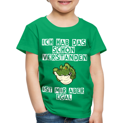 Kinder Premium T-Shirt - Ist mir egal Kinder Spruch - Kelly Green