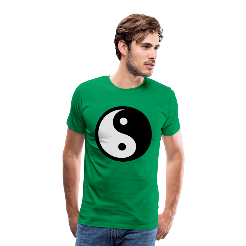 Männer Premium T-Shirt - Ying and Yang - Kelly Green