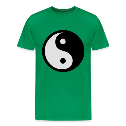 Männer Premium T-Shirt - Ying and Yang - Kelly Green