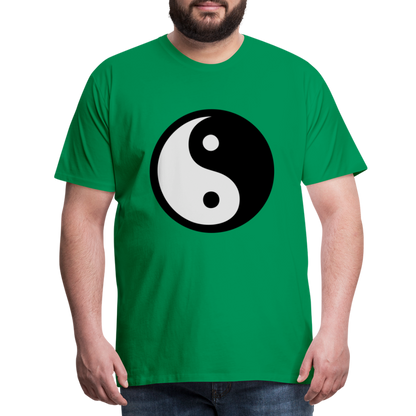 Männer Premium T-Shirt - Ying and Yang - Kelly Green