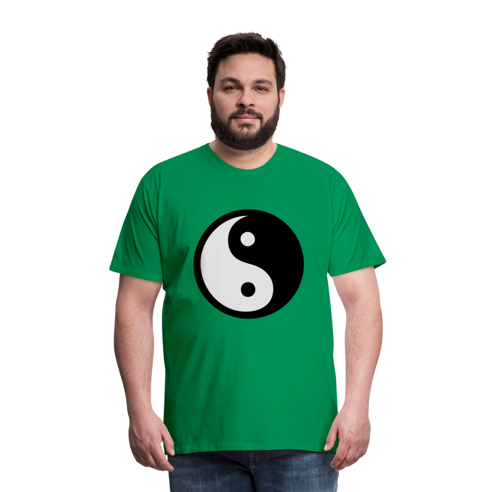 Männer Premium T-Shirt - Ying and Yang - Kelly Green