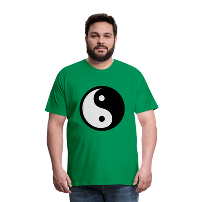 Männer Premium T-Shirt - Ying and Yang - Kelly Green