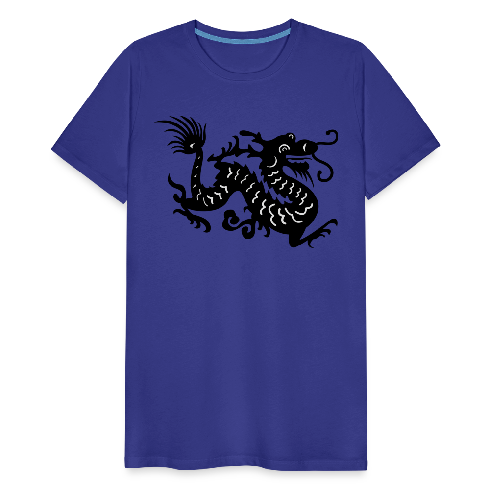 Männer Premium T-Shirt - Chinesischer Drache - Königsblau