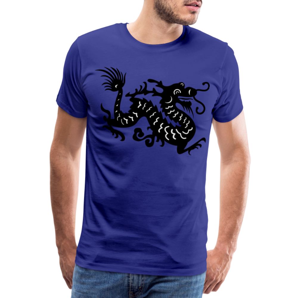 Männer Premium T-Shirt - Chinesischer Drache - Königsblau