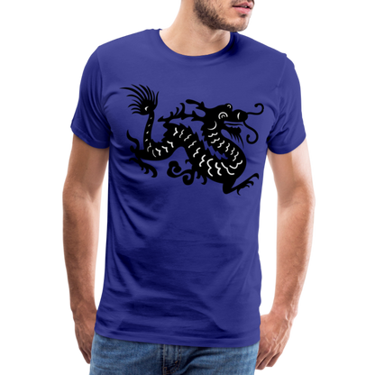 Männer Premium T-Shirt - Chinesischer Drache - Königsblau