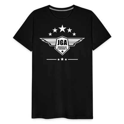 Männer Premium T-Shirt - JGA Stars - Schwarz