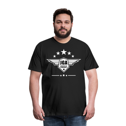 Männer Premium T-Shirt - JGA Stars - Schwarz