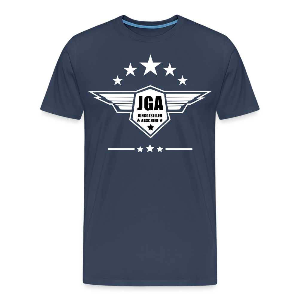 Männer Premium T-Shirt - JGA Stars - Navy