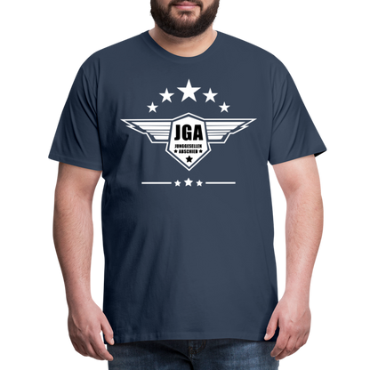 Männer Premium T-Shirt - JGA Stars - Navy