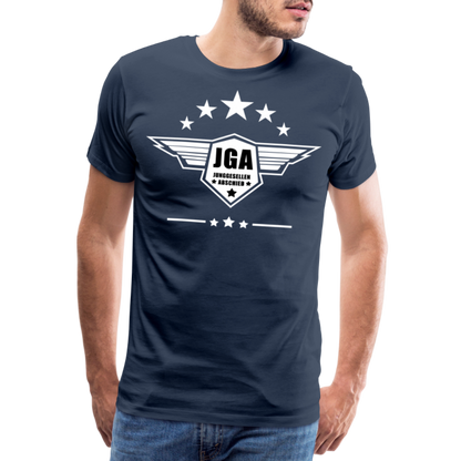 Männer Premium T-Shirt - JGA Stars - Navy