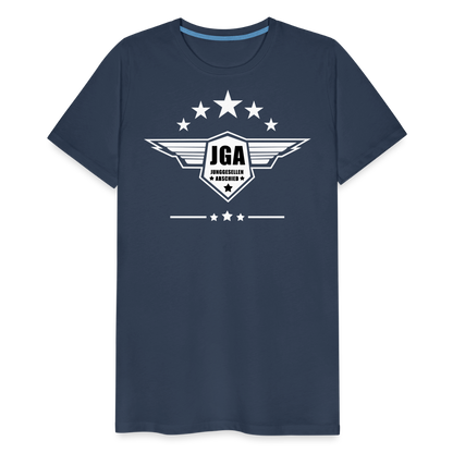 Männer Premium T-Shirt - JGA Stars - Navy